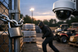 How to Protect Outdoor Inventory From Theft
