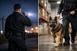 Onsite Guards vs K9 Teams for Stopping Theft